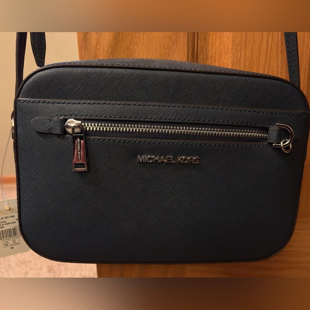 Michael Kors Navy Crossbody Bag